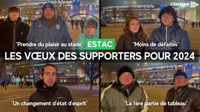 Maintien tranquille , Du plaisir au stade : les voeux des supporters de l'Estac pour 2024