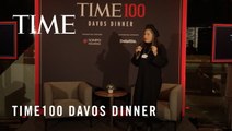 WEF24 TIME100 Davos Dinner: Sharmeen Obaid-Chinoy Toast