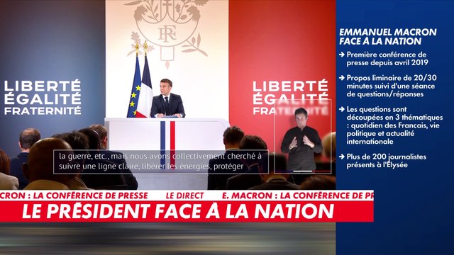 Emmanuel Macron : «Au moment où je vous parle, nous sommes mieux armés qu'il y a six ans et demi»
