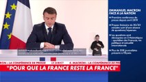 Emmanuel Macron : «Dès la rentrée 2024, l'instruction civique sera refondée. Son volume horaire sera doublé»