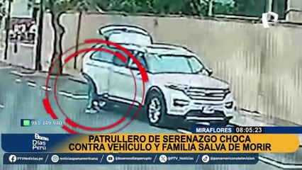 Tải video: Miraflores: hombre resulta herido luego que patrullero de serenazgo impactara contra su camioneta