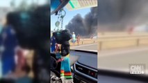Şili’de yangın söndürme uçağı otoyola düştü: Pilot hayatını kaybetti