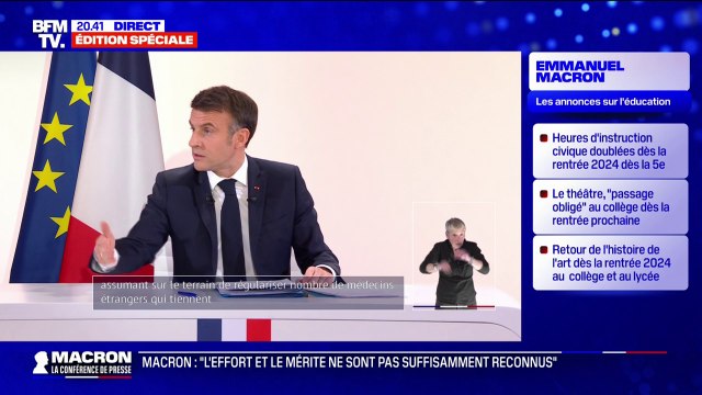 Emmanuel Marcon appelle à briser certains tabous et à ne pas avoir peur de soulever certains mécontentements au service des Français