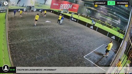 Faute de Lazar BECIC - FC Dimmat
