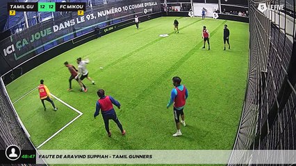 Faute de Aravind Suppiah - TAMIL GUNNERS