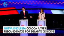 Nueva encuesta coloca a los tres principales precandidatos republicanos por delante de Biden