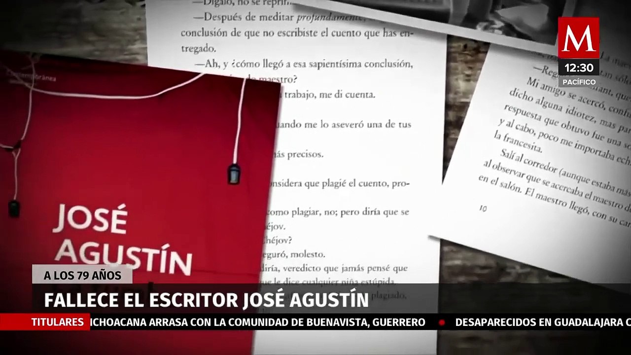 Fallece el escritor mexicano José Agustín, a los 79 años