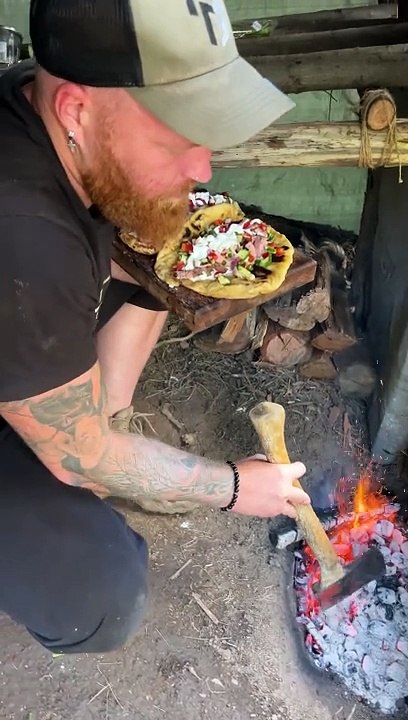 Deer Meat Souvlaki And A Waterwheel That Turns Our Meat