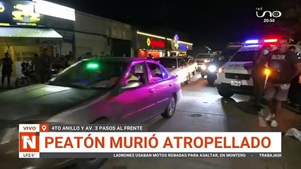 peaton murió atropellado