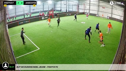 But de Dukens NOEL JEUNE - Footix FC