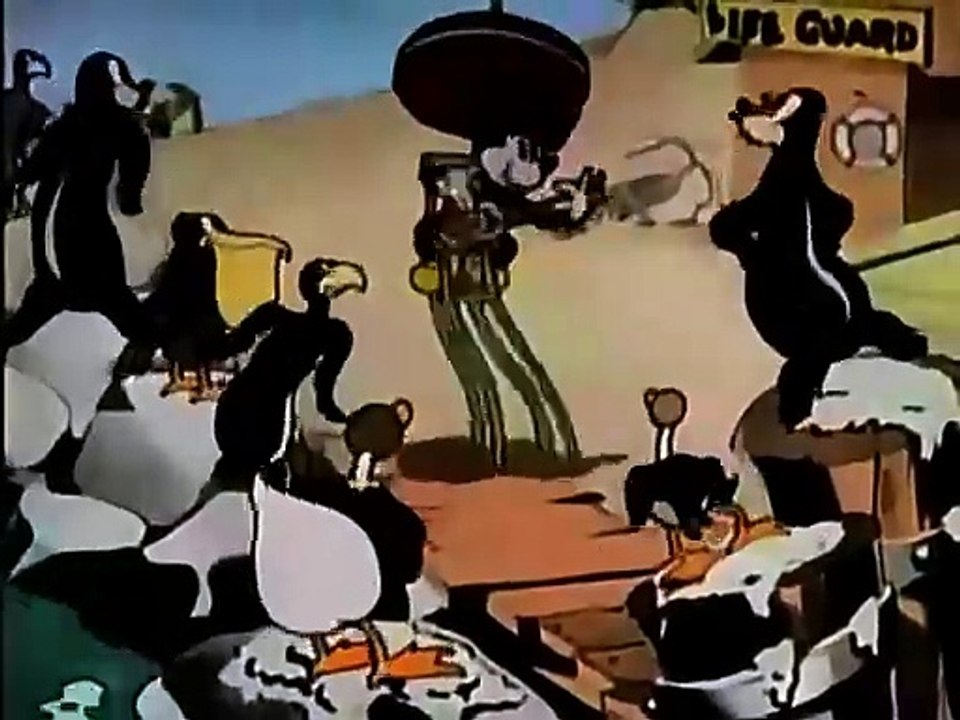 Mickey Mouse - Wild Waves 1929 HD (colorized)