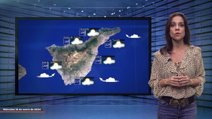 La previsión del tiempo en Canarias para el 17 de enero de 2024, en Atlántico Televisión.