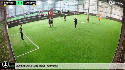 But de Dukens NOEL JEUNE - Footix FC
