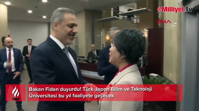 Bakan Fidan duyurdu! Türk-Japon Bilim ve Teknoloji Üniversitesi bu yıl faaliyete geçecek