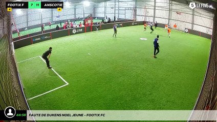Faute de Dukens NOEL JEUNE - Footix FC