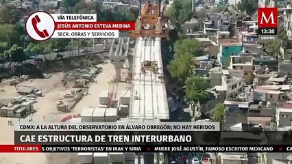 ¿Por qué se cayó la estructura del Tren Interurbano? Sobse responde