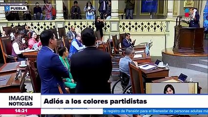 Download Video: Puebla le dice adiós a los colores partidistas