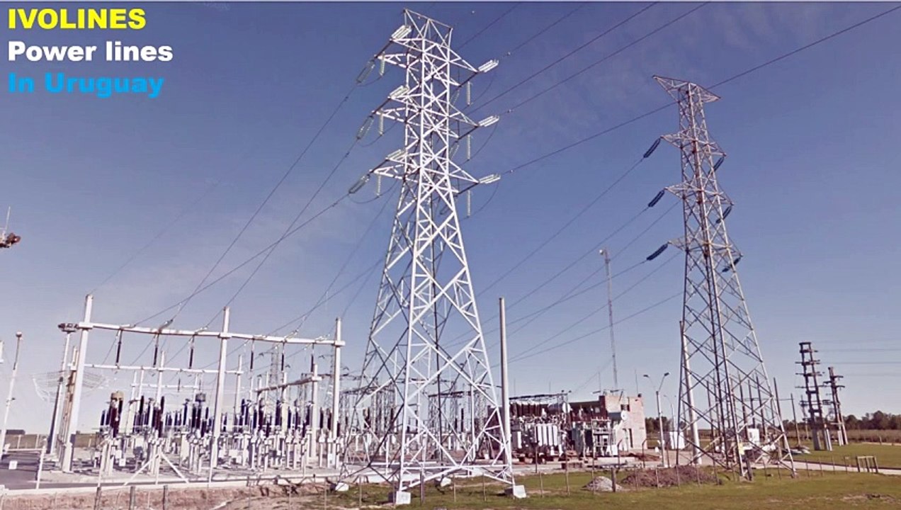 UY1 Power lines in Uruguay.