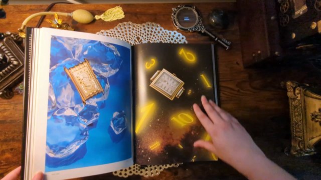 ASMR | Page Turning ASMR | Watches & Clocks Edition | No Talking | Rain Sounds