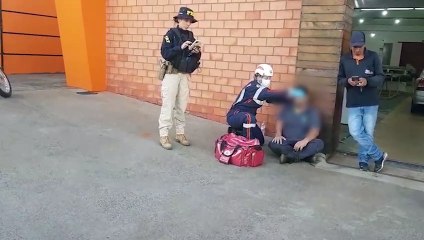 Acidente de trânsito entre motos deixa homem ferido
