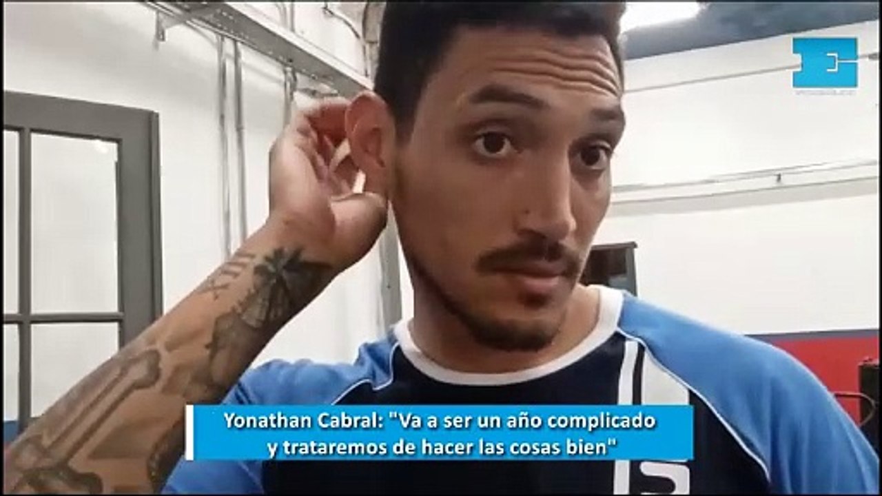 Yonathan Cabral: "Va a ser un año complicado y trataremos de hacer las cosas bien"