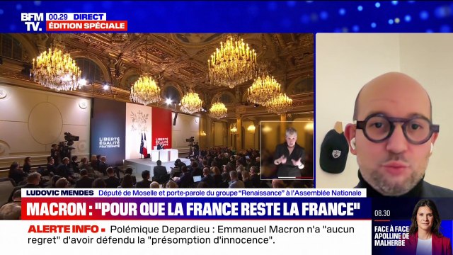 Conférence de presse d'Emmanuel Macron: On est loin de la droite et de l'extrême droite , estime Ludovic Mendes (Renaissance)