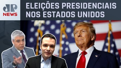 Trump vai a Tribunal e espera novas vitórias nas prévias; Marcelo Favalli analisa