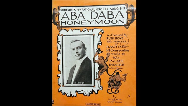 A Singer Sang A Song - Eddie Morton (1908)