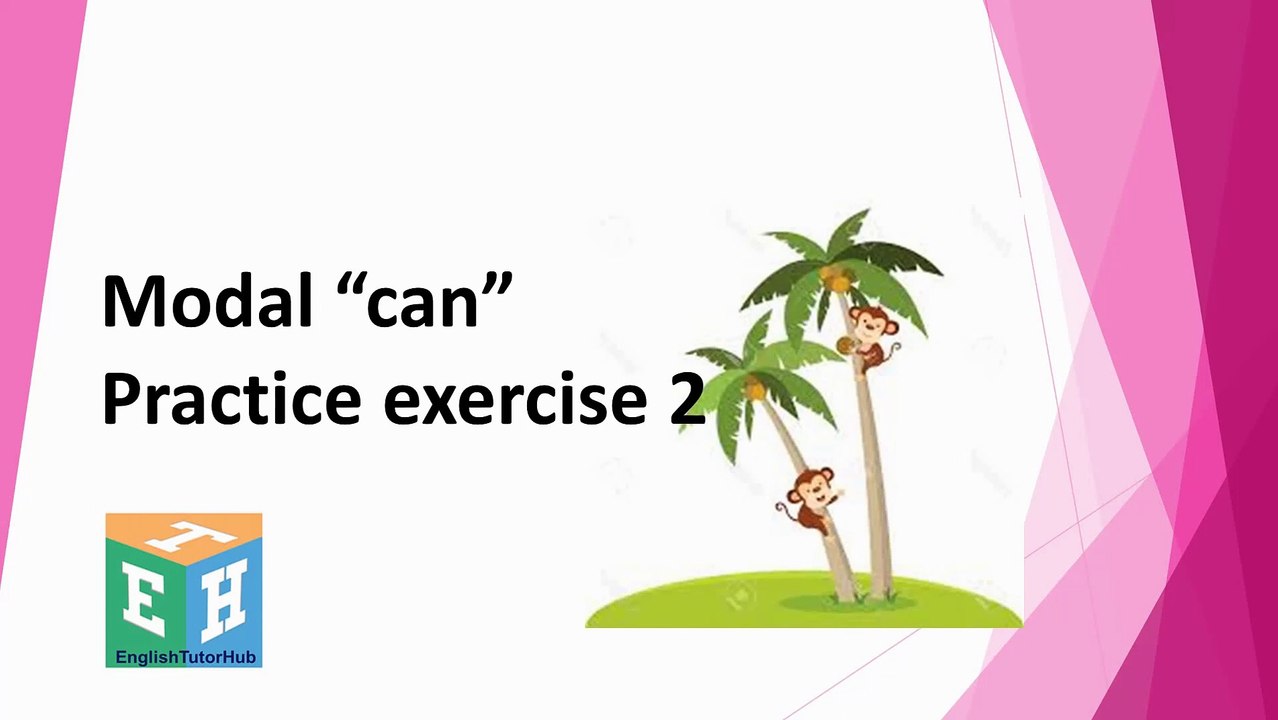 Modal “can” Practice exercise 2