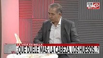 ¿Qué duele más: la cabeza o los huesos?