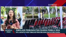 KPU Jakpus Gelar Simulasi Pemungutan Suara Pemilu 2024