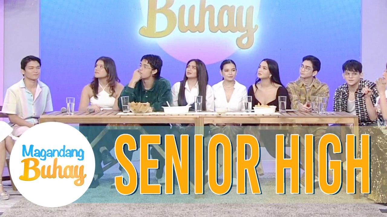 Senior High cast reveals each other's secrets | Magandang Buhay