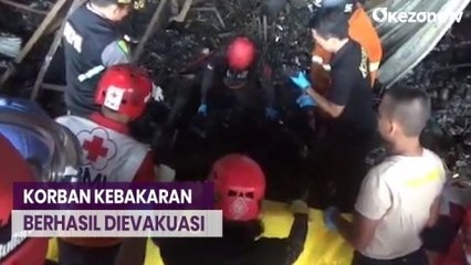 Download Video: Tiga Korban Kebakaran Gudang Bahan Bangunan di Cianjur Berhasil Dievakuasi