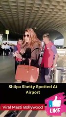 Shilpa Shetty Spotted At Airport