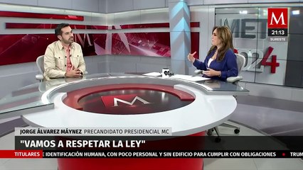 "Les vamos a dar la vuelta sin trampa como ellas": Jorge Álvarez Máynez