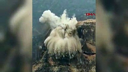 Osmanlı yadigarını dinamitle tahrip ettiler