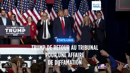 Donald Trump de retour au tribunal pour une affaire de diffamation