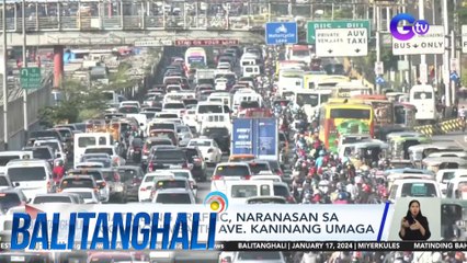 Matinding traffic, naranasan sa Commonwealth Ave. kaninang umaga | BT
