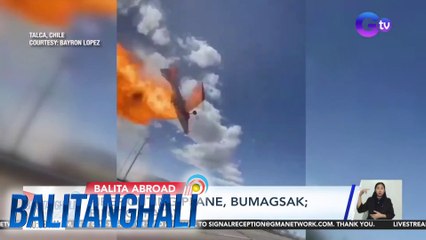 Firefighting plane, bumagsak; piloto, patay | BT