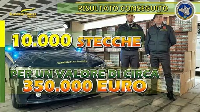 Sequestrate a Palermo due tonnellate di sigarette di contrabbando, due arresti