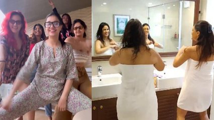 Divya Agarwal Bachelorette Party Inside Video, BF Apurva Padgaonkar Wedding से पहले.. | Boldsky