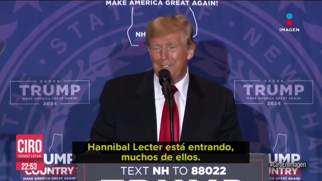 Migrantes vienen de instituciones mentales y manicomios: Donald Trump