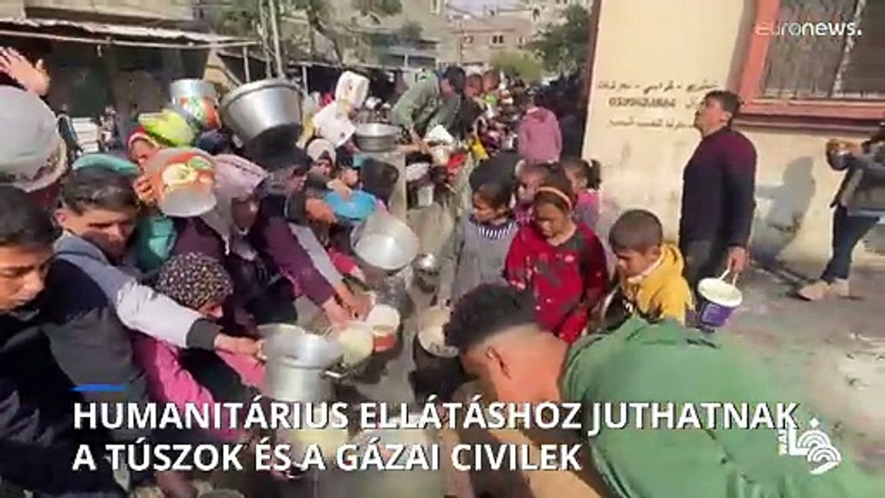 Humanitárius ellátáshoz juthatnak a túszok és a Gázai övezetben élő civilek