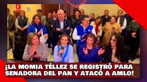 ¡VEAN! ¡’la meretriz’ Lilly Téllez se registró para ser senadora del narko PAN y atacó a AMLO!