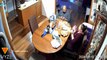 Hilarious Dinner Fail Caught on Wyze Camera | Doorbell Camera Video