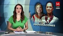 Xóchitl Gálvez reta a debates de última hora a Claudia Sheinbaum