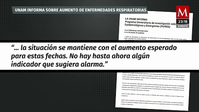 UNAM recomienda el uso de cubrebocas ante aumento de enfermedades respiratorias