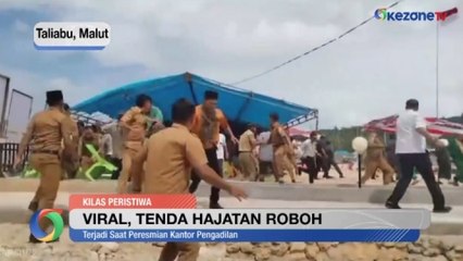 OKEZONE UPDATES: Viral Tenda Hajatan Roboh hingga Indonesia Digasak Irak
