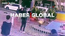 Arnavutköy'de dehşet: Lunaparkta silahlı saldırı anları!