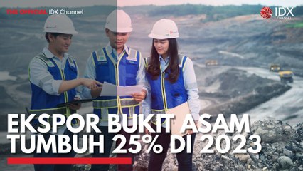 Ekspor Bukit Asam Tumbuh 25% di 2023